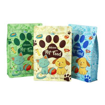 Spot 1 Kg Cat Food Dog Food Bag 2 Kg Eight-sided Seal Self-supporting Aluminum Foil Pet Food Packaging Bag