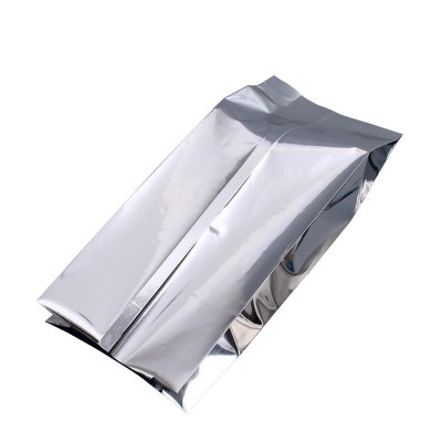 Aluminum-plated organ bag tea vacuum packaging aluminum foil bag milk powder green tea biscuits silver glossy foil plastic pouch