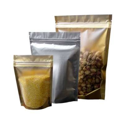 Wholesale Stand Up Tea Packaging Bags Laminated Aluminum Foil Packaging Bags