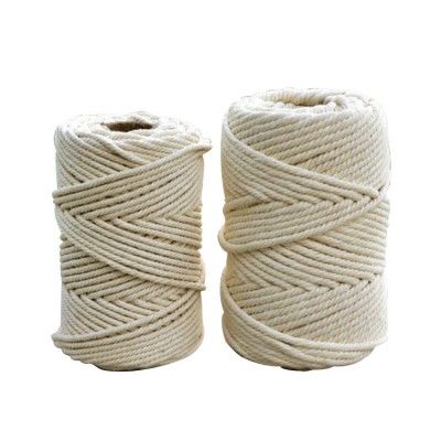 1mm 2mm 3mm 4mm 100% Gardenia Rope Natural Cotton Rope Tapestry Weaving Thread Diy Hand Woven Rope Cotton Thread