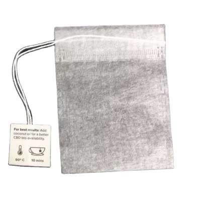 Disposable Tea Bag Filter Drawstring Seal Tea Bag Empty  For Loose Tea With String