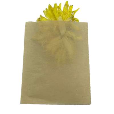 Heat Seal 5*6 cm Natural Paper Tea Bag Filter Paper Empty Tea Bags